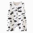 thumbnail image 1 of dmqupv Baby Summer Clothes Baby Boy Girl Romper Summer Clothing Newborn Cotton Sleeveless Thin Crawling Suit Black,18-24 Months, 1 of 4
