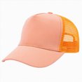 thumbnail image 1 of dmqupv Baseball Cap Toddler Children's Outdoor Hat Kids' Solid Breathable Sun Cap Adjustable Baseball Hat for Outdoor Play Unisex Orange,One Size, 1 of 4