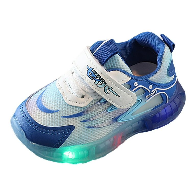 dmqupv Black Dance Sneakers for Girls Hop Sparkle Color Change Flipping Sequins High Top Casual Canvas Shoes for Kids Blue 29