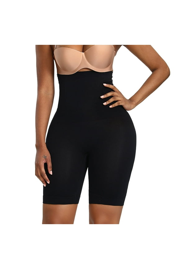 Body Suit for Women Women Shapewear Shorts Boyshorts High Waisted Body Shaper Shorts Thigh Slimmer Spank Underwear Underwear Black 3X-Large
