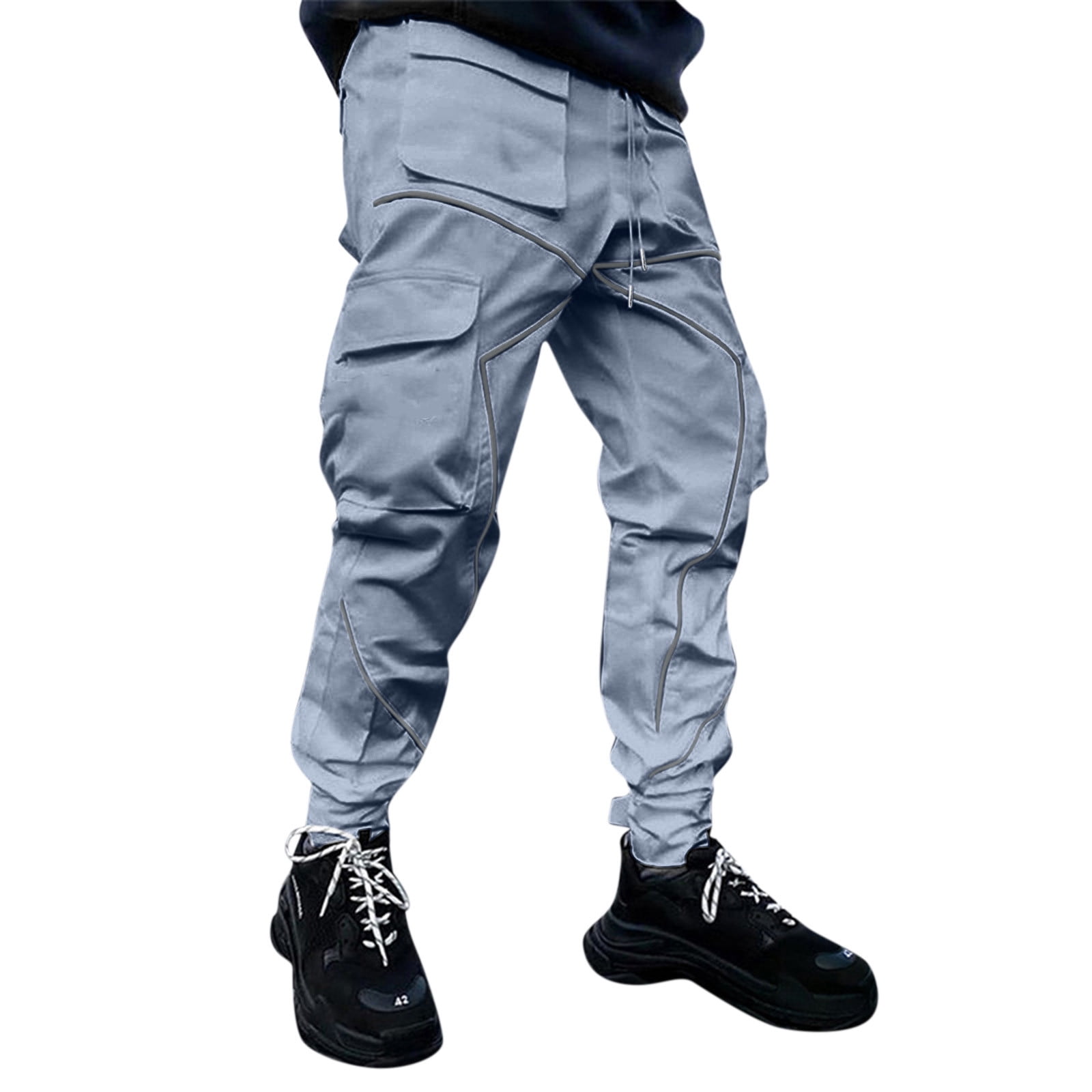 dmqupv Boy Stocking Mens Cargo Pants Hop Techwear Harem Pant dmqupv Boy Stocking Mens Cargo Pants Hop Techwear Harem Pant