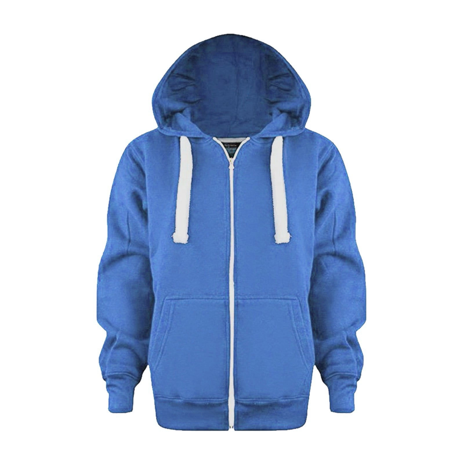 パーカー・フーディ WOOALONG Damage knit hood zip-up BLUE dmqupv Boys' Fashion Hoodies & Sweatshirts 3-12 Years