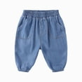 thumbnail image 1 of dmqupv Boys Pants Baby Boys and Girls Soft Stretch Jeggings Pants Leggings Baby Boy Pants Cozy for Newborn and Infant Daily Wear Blue,4-5 Years, 1 of 7