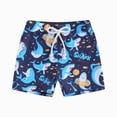 thumbnail image 1 of dmqupv Boys' Swimwear Boys Swim Trunks Toddler Swim Shorts Little Boys Bathing Suit Swimsuit Toddler Boy Swimwear Blue,2-3 Years, 1 of 4