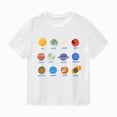 thumbnail image 1 of dmqupv Boys Tshirt Boys Short Sleeve Shirts Kids Summer Crewneck T-Shirts Casual Tops White,13-14 Years, 1 of 5