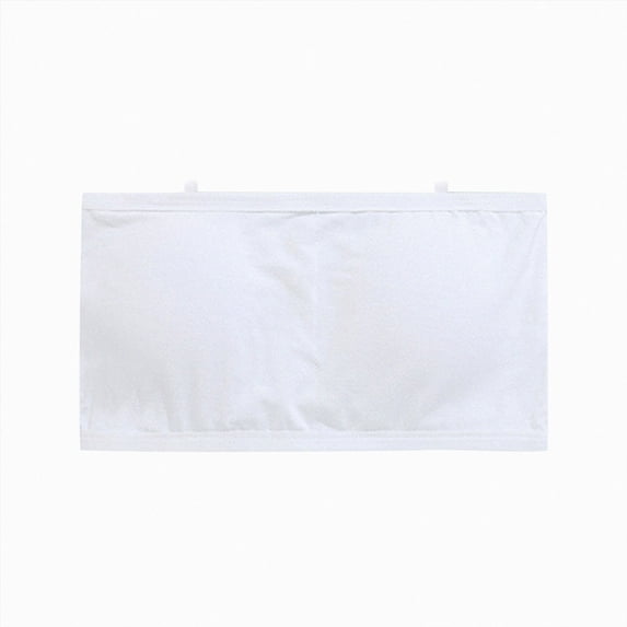 dmqupv Bra for Kids Girls Strapless Bra Seamless Girls Training Bras for Teens Sports Tube Top Bra White,M