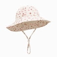 thumbnail image 1 of dmqupv Bucket Hats for Toddlers Baby Sun Hat UPF 50+ Sun Protection Baby Bucket Hat Summer Beach Hats with Wide Brim for Boys Girls Red,XS, 1 of 6