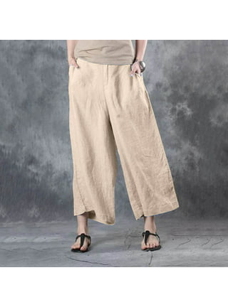 JDEFEG Pants for Women Cabana Pants Womens Wool Pipe Pants Autumn
