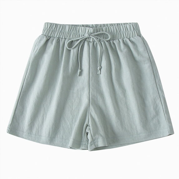 dmqupv Clothes for Teen Girls Trendy Toddler Kids Girls Boys Casual Shorts Pants Daily Wear Outdoor Clothes Mint Green,3 Years