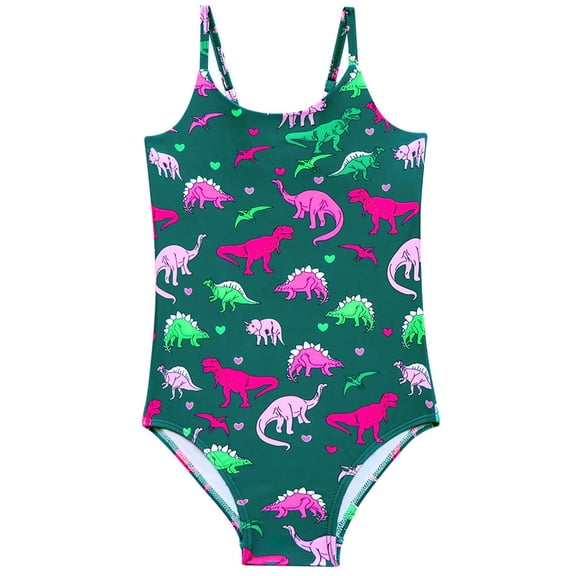 dmqupv Girls One piece Swimsuit Bathing Suit for Baby Gilr Green,8-9 Years