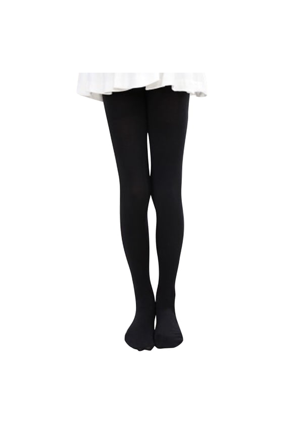Girls Tights for Kids Cable Knit Tights Cotton Leggings Pantihose Stretchy Basic Full Length Ballet Dance Pants Pantyhose for Spring Summer Stocking Black,Size for 4-6 Years