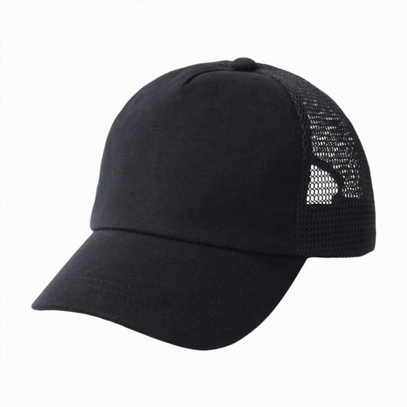 dmqupv Infant Baseball Cap Adjustable Washed Cotton Toddler Baseball Cap Sun Protection Hat for Boys Girls in Summer Black,3-5 Year