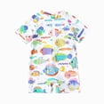 thumbnail image 1 of dmqupv Infant Boys Swimsuit Baby Boy One Piece Rash Guard Toddler Swimwear UPF 50+ Sun Protection Infant Bathing Suit White,12-18 Months, 1 of 4