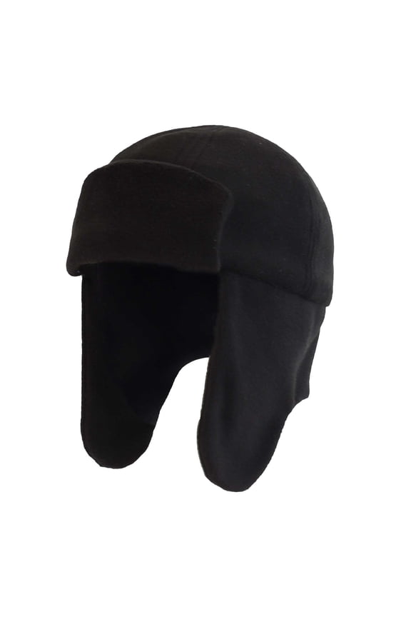 Kids Beanie Boys Girls Beanies Children Winter Hats Trapper Hat With Ear For Toddlers Kids Warm Fleece Lined Winter Earflap Hat For Boys Girls Black,Size for 1-2 Years