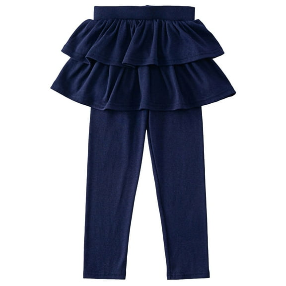 dmqupv Leggings Girls Girls Flare Leggings High Waist Cross Bell Bottoms for Girls Yoga Dance Pants with Pockets Navy,Size for 4-5 Years