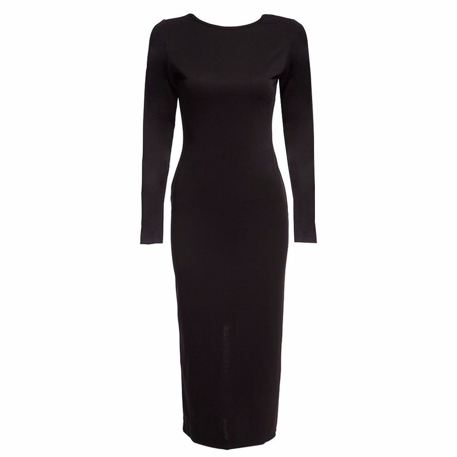 tight long sleeve black dress Back In Time Long Sleeve Mini Dress | Black | Womens