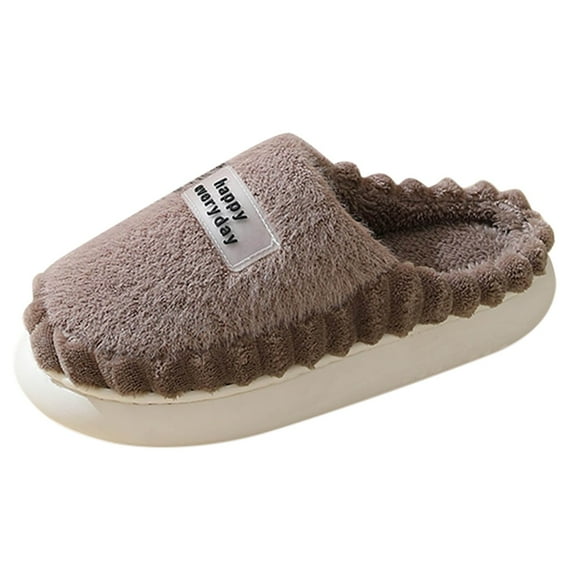 dmqupv Mens Slippers Size 13 Wide Width Outdoor Men Slippers Autumn And Winter Fashion And Slippers for Men 9.5 Coffee 10