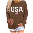 thumbnail image 1 of dmqupv Oversized Zipper Hoodies for Women Plus Size Teen Girls Hooded Sweatshirt Womens Long Sleeve Cute Hoodies Pullover Top Coffee S, 1 of 5