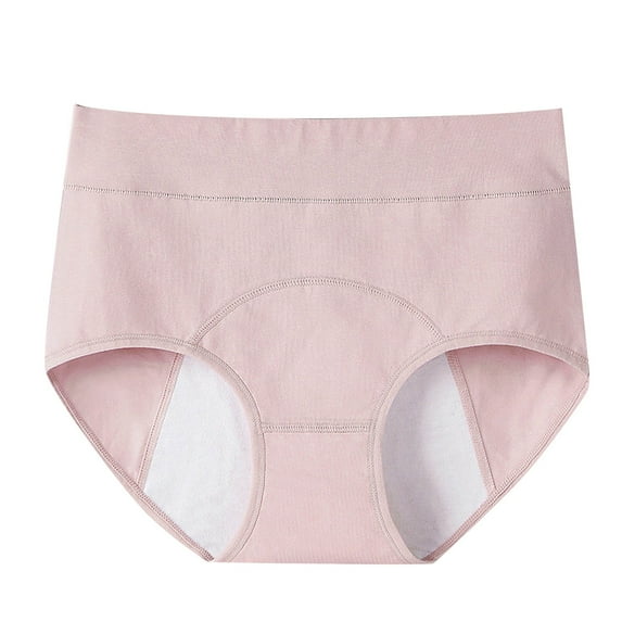 dmqupv Period Panties Heavy Flow Teens Underwear for Women Leak Proof Cotton Overnight Menstrual Panties Briefs Pink XXL