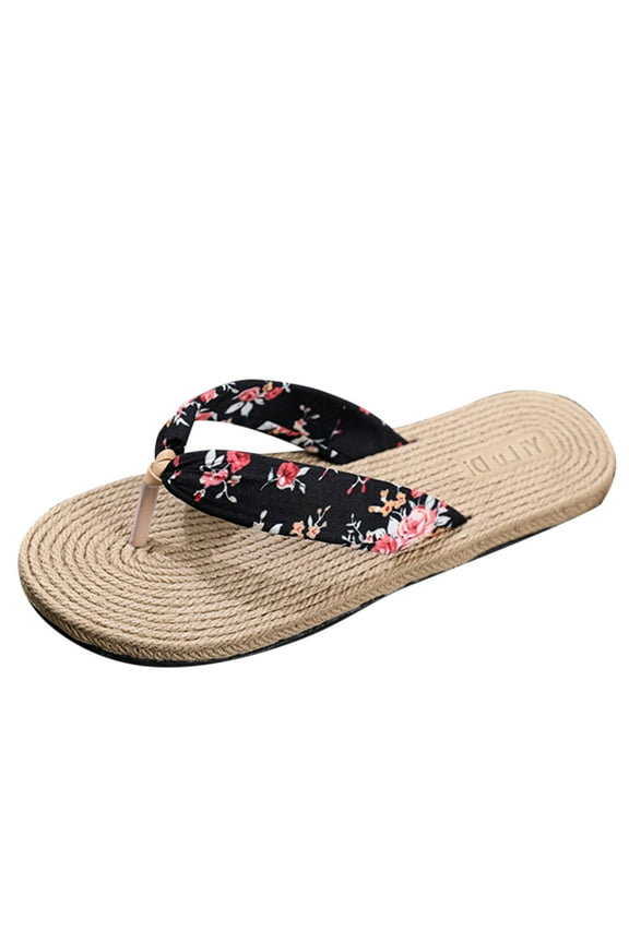 Rainbows Flip Flops Womens Women's Sandals Spring Flat Fashion Beach Flops Flip Studded Flip Flops for Women Bow Tie Shoes Black 8