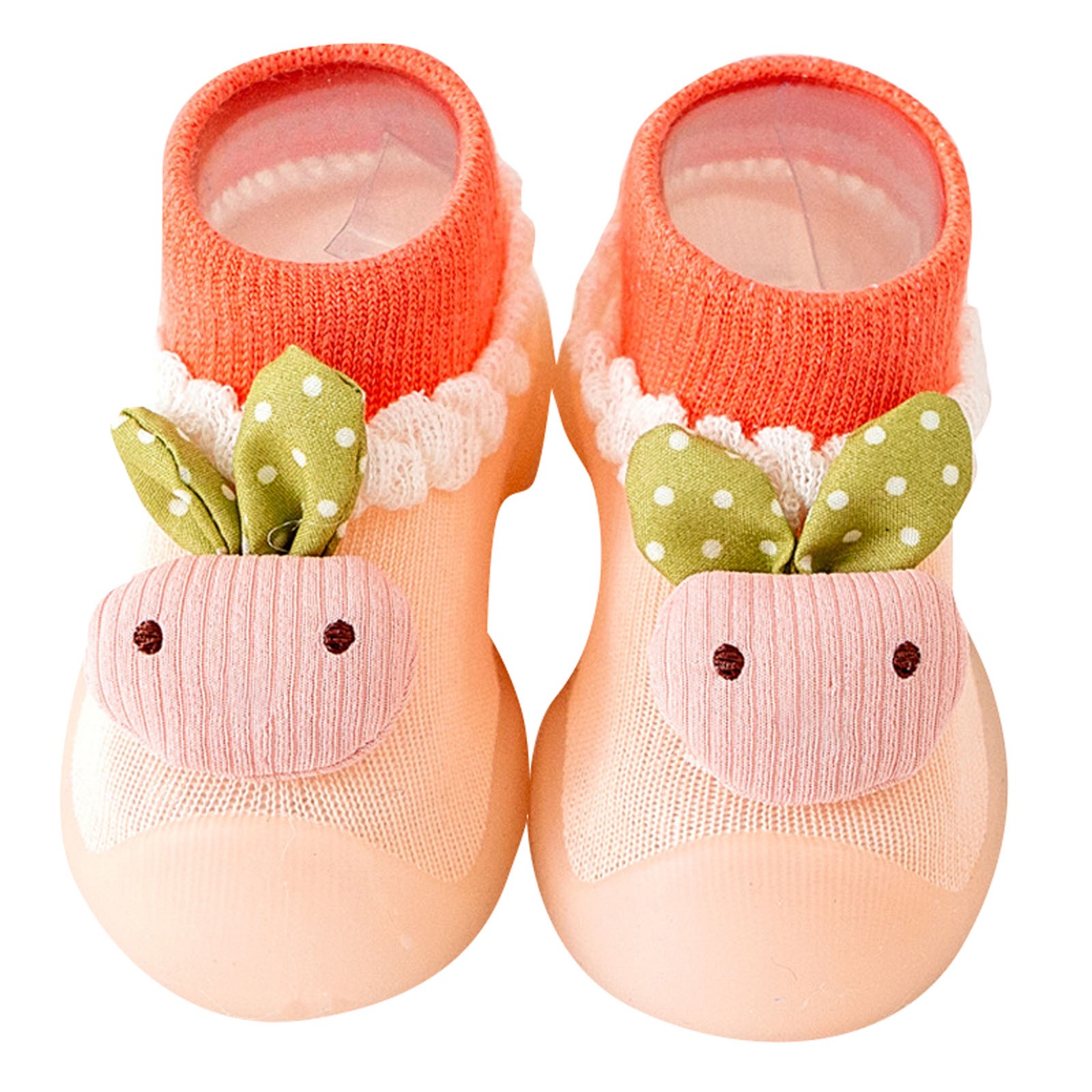 dmqupv Size 3 Baby Shoes Girl Animal Rubber Sole Non Indoor Slipper Boys First Walking Floor