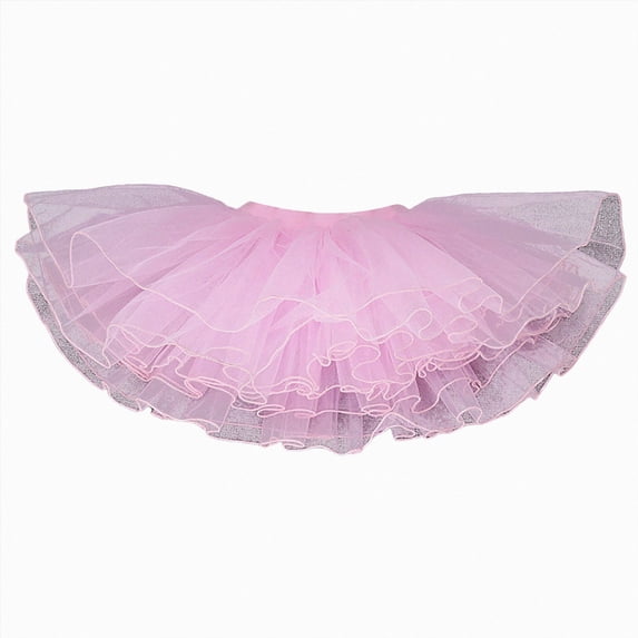 dmqupv Skirts for Toddler Girls Baby Girl Soft Fluffy Tutu Skirt Layered Tulle Skirt Stretchy Breathable Princess Tutu Toddler Girls Pink,5-8 Yesrs