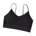 thumbnail image 1 of dmqupv Strapless Push Up Bras for Women Plus Size Women's Spaghetti Strap Cotton Pull Over Sports Bra Black L, 1 of 3