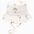 thumbnail image 1 of dmqupv Sun Hat for Baby Toddler Baby Sun Hat Kids Summer Beach Adjustable Beach Hats with Bucket Wide Brim for Boys Girls Light Pink,6-12 Months, 1 of 3