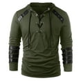 thumbnail image 1 of dmqupv Sweatshirts for Men Hoodie Big and Tall Mens Slim Fit Sleeveless Lightweight Zip-up Hooded Vest With Zipper Trim Green XL, 1 of 5