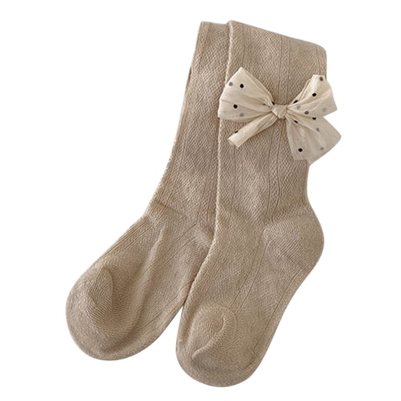 dmqupv Tights For Toddler Girls Toddler Kids Baby Girls Cotton Leggings Knitted Pantihose Stretchy Basic Full Length Pants Pantyhose For Spring Stocking Khaki,Size for 6-12 Months