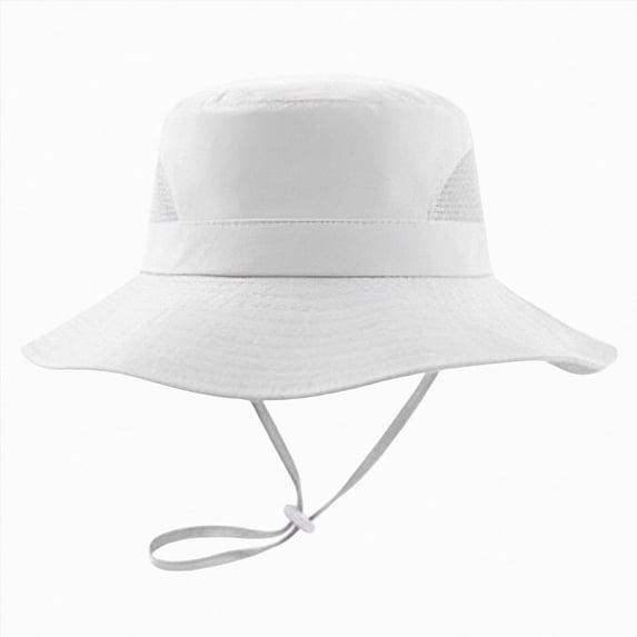 dmqupv Toddler Boy Sun Hat Baby Sun Hat Toddler Beach Hats with UPF 50+ Sun Protection Wide Brim Girls Bucket Hat Grey,1-3 Years