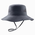 thumbnail image 1 of dmqupv Toddler Girl Sun Hat Cute Adjustable Sun Hat for Baby & Toddler UPF 50+ Sun Protection Wide Brim Bucket Cap Soft Lightweight Navy,3-6 Years, 1 of 5