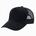 thumbnail image 1 of dmqupv Toddler Hat Baseball Kids Embroidered Baseball Cap Breathable Adjustable Sun Protection Hat for Boys Girls Summer Outdoor Activities Black,One Size, 1 of 4