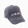 thumbnail image 1 of dmqupv Toddler Hat Baseball Kids Plain Cap for Boys and Girls Adjustable Breathable Casual Hat for Running Outdoor Activities Blue,One Size, 1 of 4