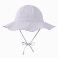 thumbnail image 1 of dmqupv Toddler Sun Hat Sun Hat Beach Hat Sun Protection Adjustable Outdoor Summer Wide Brim Bucket Hat for Infant Kids Purple,2-4 Years, 1 of 4