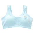 thumbnail image 1 of dmqupv Training Bras for Girls Kids Girls Underwear Foam Bra Vest Children Underclothes Sport Undies Clothes Blue,Size for L, 1 of 6