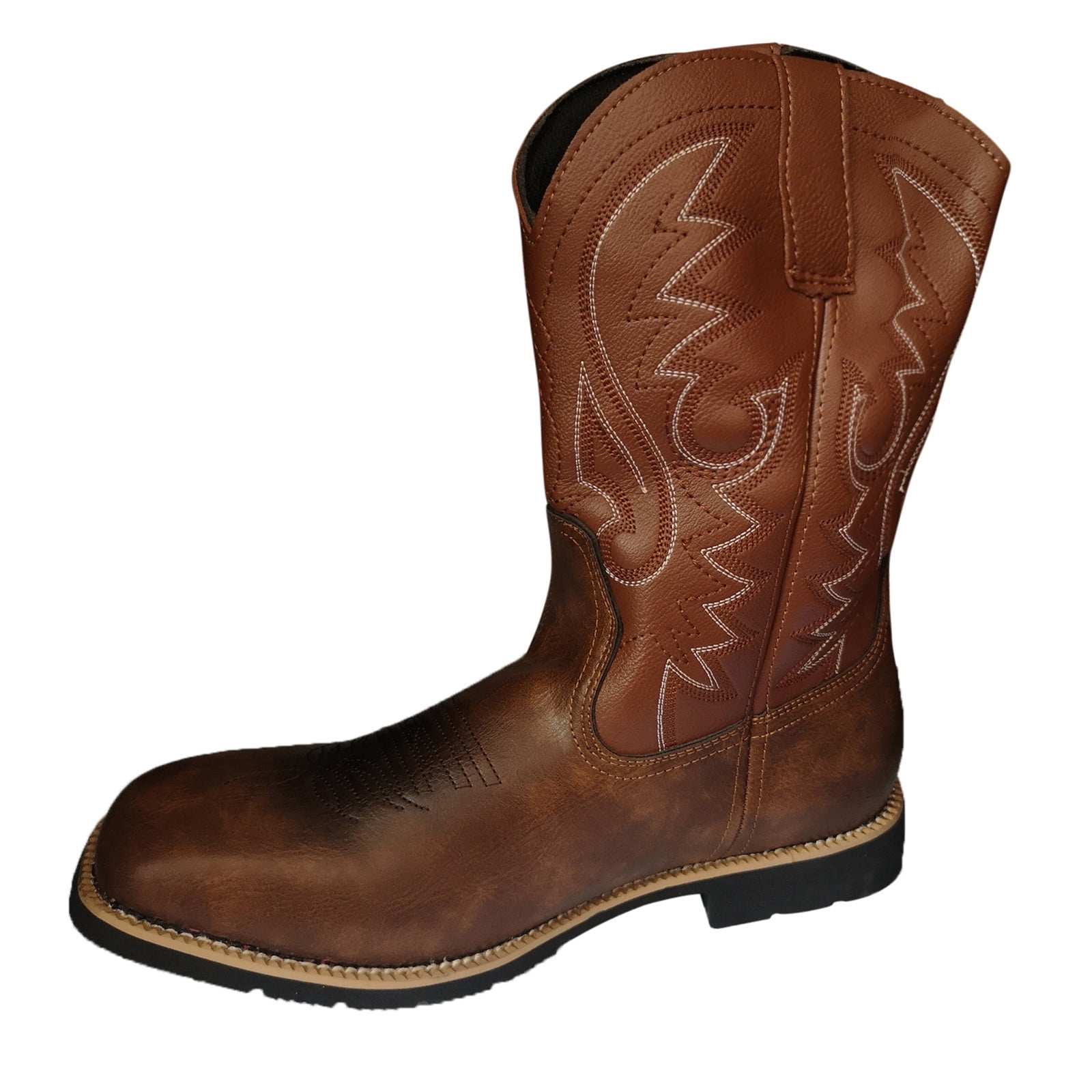 dmqupv Women Cowgirl Cowboy Western Stitched Boots Pointy Toe Knee High