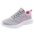 thumbnail image 1 of dmqupv Womens Sneakers Size 10 Breathable Runing Women Shoes Mesh Sports Lace Up Sneakers for Women Size 9 1/2 Grey 7, 1 of 5