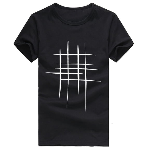 dmqupv Young Mens Button down Shirts Long Sleeve Mens T Shirt Striped Printing Party Fashion Fit Extra Slim Mens Dress Shirt Shirt Black Large