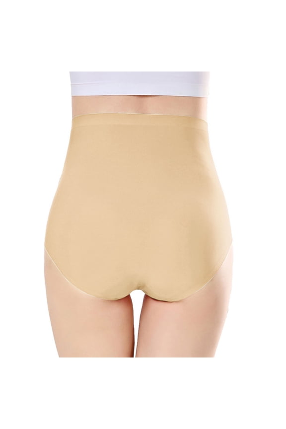 plus Size Panties for Women 2x Women'S Plus Size Women'S Ultra High Waist Solid Color Briefs Postpartum Mesh Underwear B 4X-Large