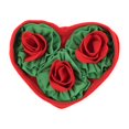 thumbnail image 1 of dnusflzt Pet Snuffle Mat,Rose Flower Shape Dogs Treat Slow Feeding Mat Portable Interactive Dog Puzzle Toys for Sniffing Dog Mental Stimulation Toys, 1 of 5