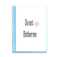 thumbnail image 1 of do not bother me leave me al book sheet protectors portfolio binder folder, 1 of 3