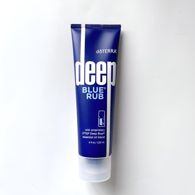 doTERRA Deep Blue Rub, 4oz, Essential Oil Infused Cream for Sore