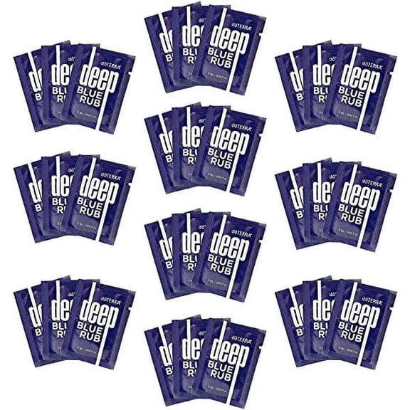 doTERRA Deep Blue Rub Sample Packets of 2-ml Each, 30-Packets Total