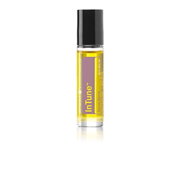 doTERRA - InTune Essential Oil Focus Blend Roll On - Supports Enhanced, Sustained Sense of Focus; Supports Efforts to Pay Attention or Stay On Task; for Topical Use - 10 mL
