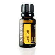 doTERRA Lemon Essential Oil - 15 mL, Food Grade, Aromatherapy, Cold Pressed, Cleansing