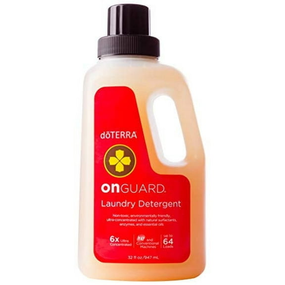 doTERRA On Guard Liquid Laundry Detergent, Unscented, 32 fl oz, 64 Loads