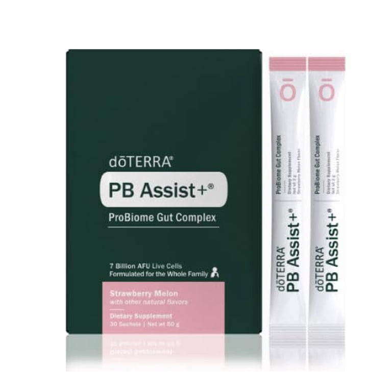 doTERRA, PB Assist+ ProBiome Gut Complex, 30 Sachets, Strawberry