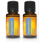 doTERRA Peppermint Essential Oil - 15 ml 2 pack