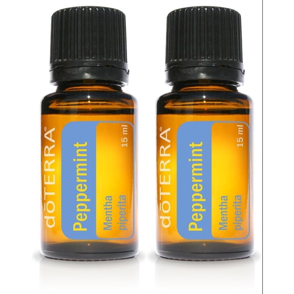 doTERRA Peppermint Essential Oil - 15 ml (2 pack)